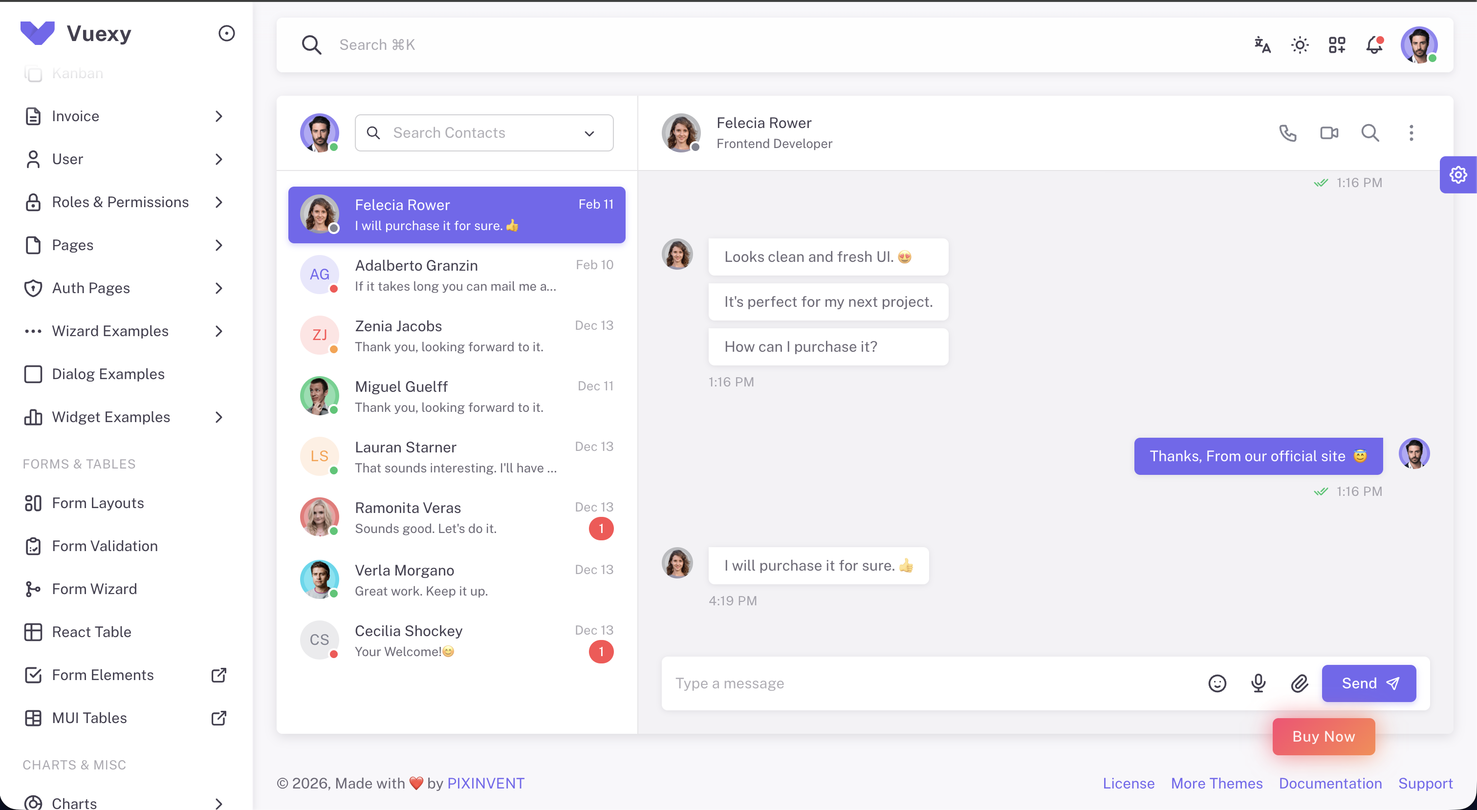 React Admin Templates screenshot 6