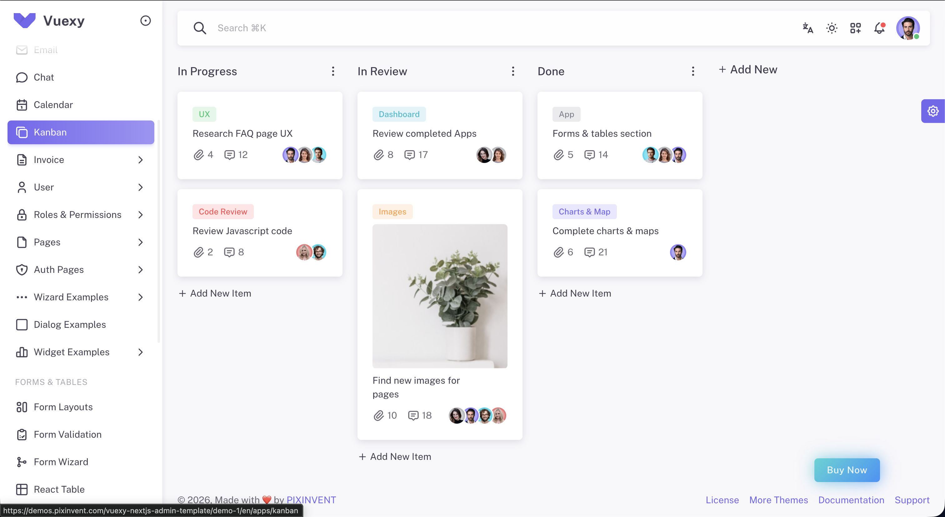React Admin Templates screenshot 7