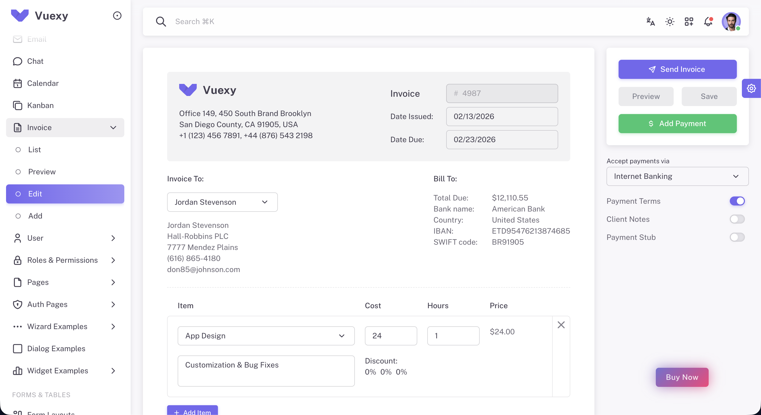 React Admin Templates screenshot 8