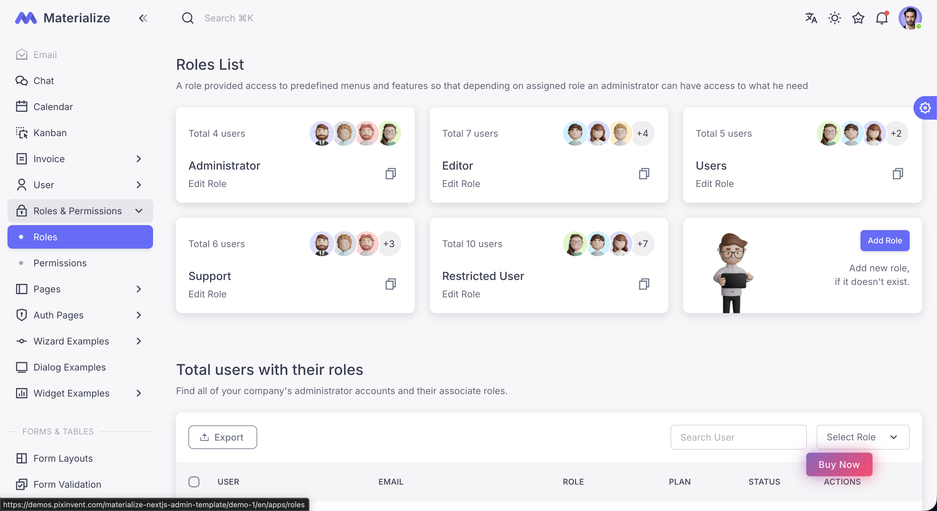 React Admin Templates screenshot 10